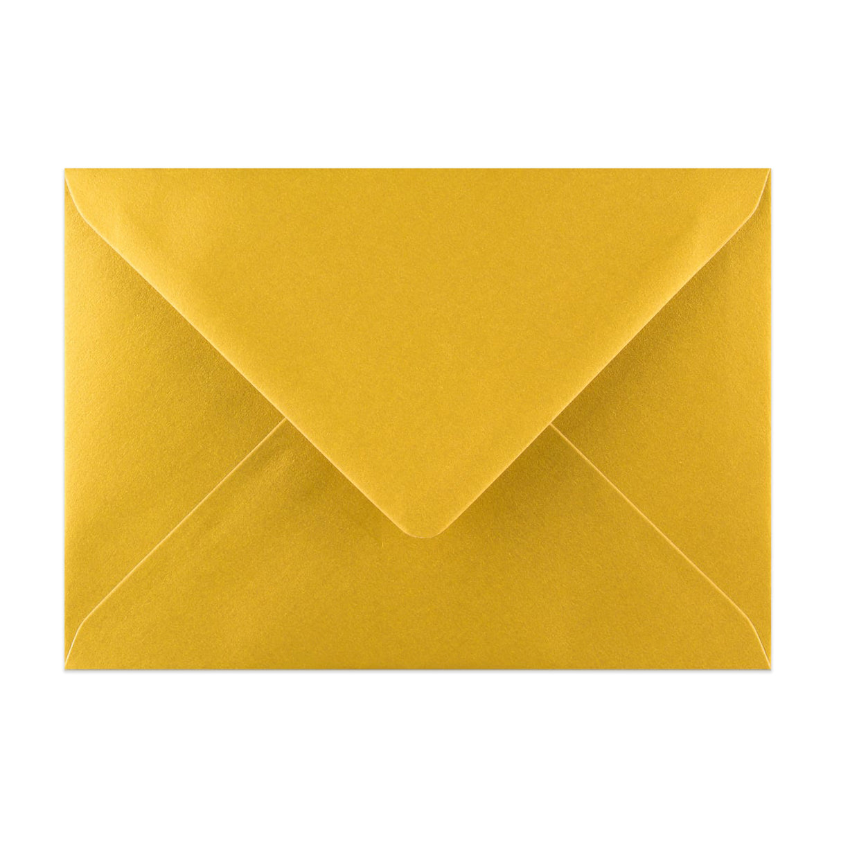 Metallic Gold Gummed V-Flap Greeting Card Envelope (125 x 175mm)