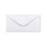 White Envelope - Diamond Flap 110x220 mm (DL)