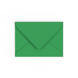 C7 Kelly Green British Made Gummed V-Flap Envelope (82 x 113mm)