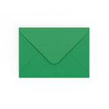 Dark Green Gummed V-Flap Envelope (125 x 175mm)