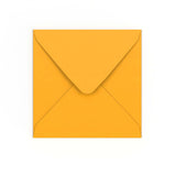 Dark Yellow Gummed V-Flap Envelope (155 x 155mm)