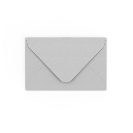 Pale Grey Gummed V-Flap Envelope (65 x 94mm)