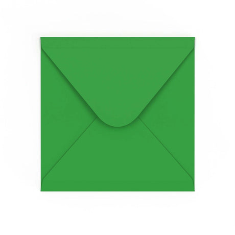 Mid Green Gummed V-Flap Envelope (140 x 140mm)