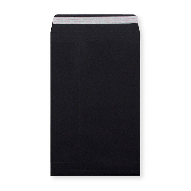 C4 Black Peel & Seal Gusset Envelope (324 x 229 x 25mm)