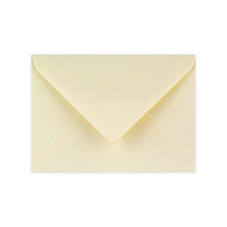C6 Ivory Wove Gummed V-Flap Greetings Envelope (114 x 162mm)